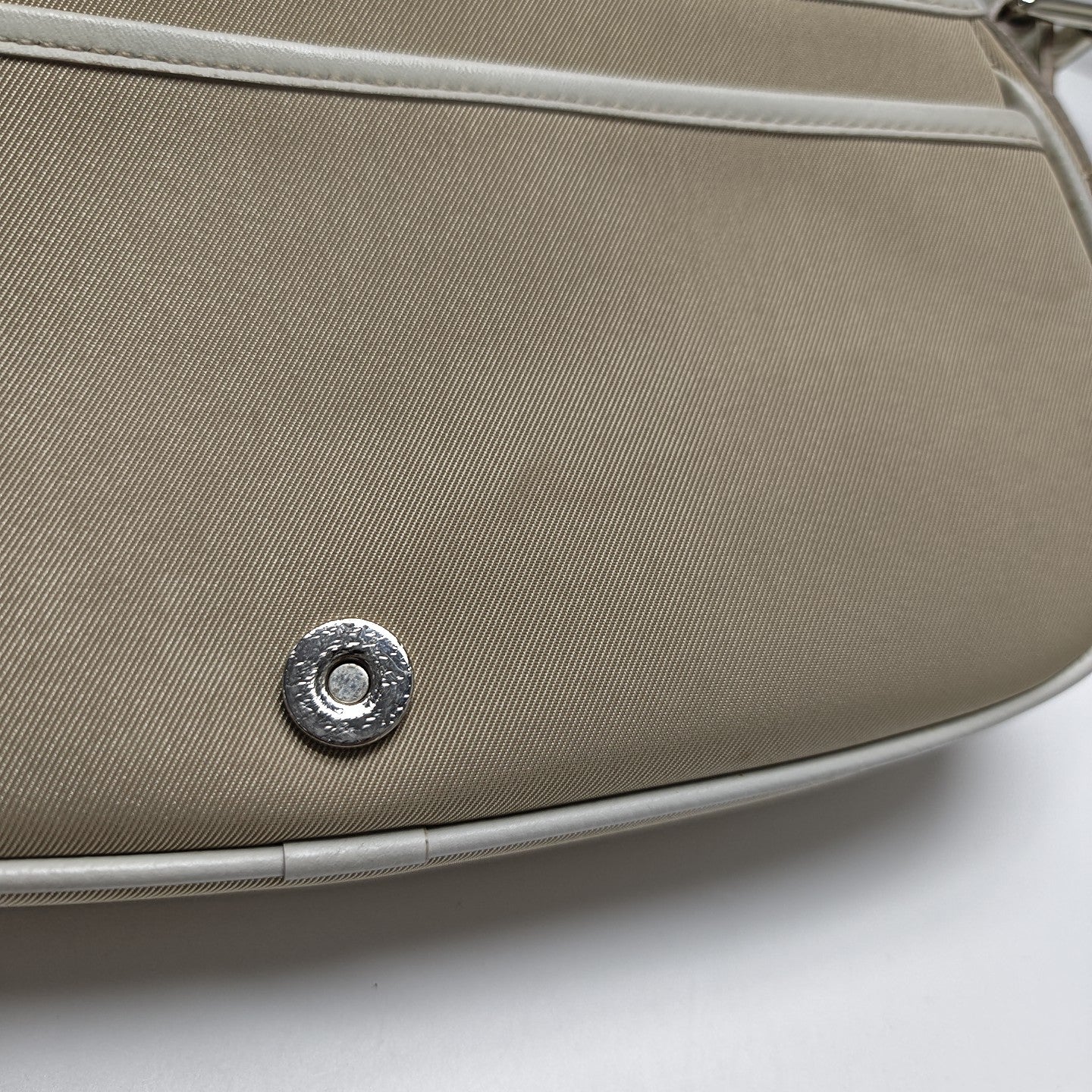 Canvas Top Handle Bag Beige
