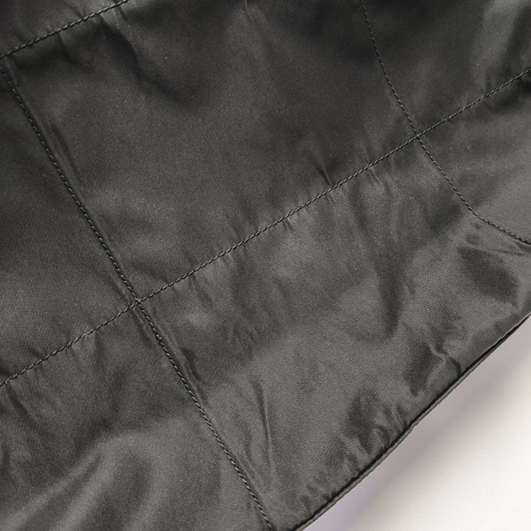 Nylon Shoulder Bag Black