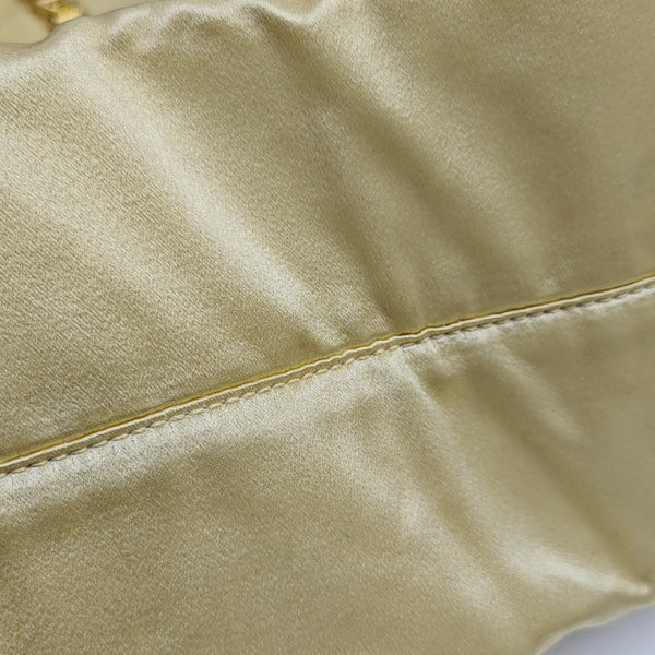 Nylon Bucket Bag Gold