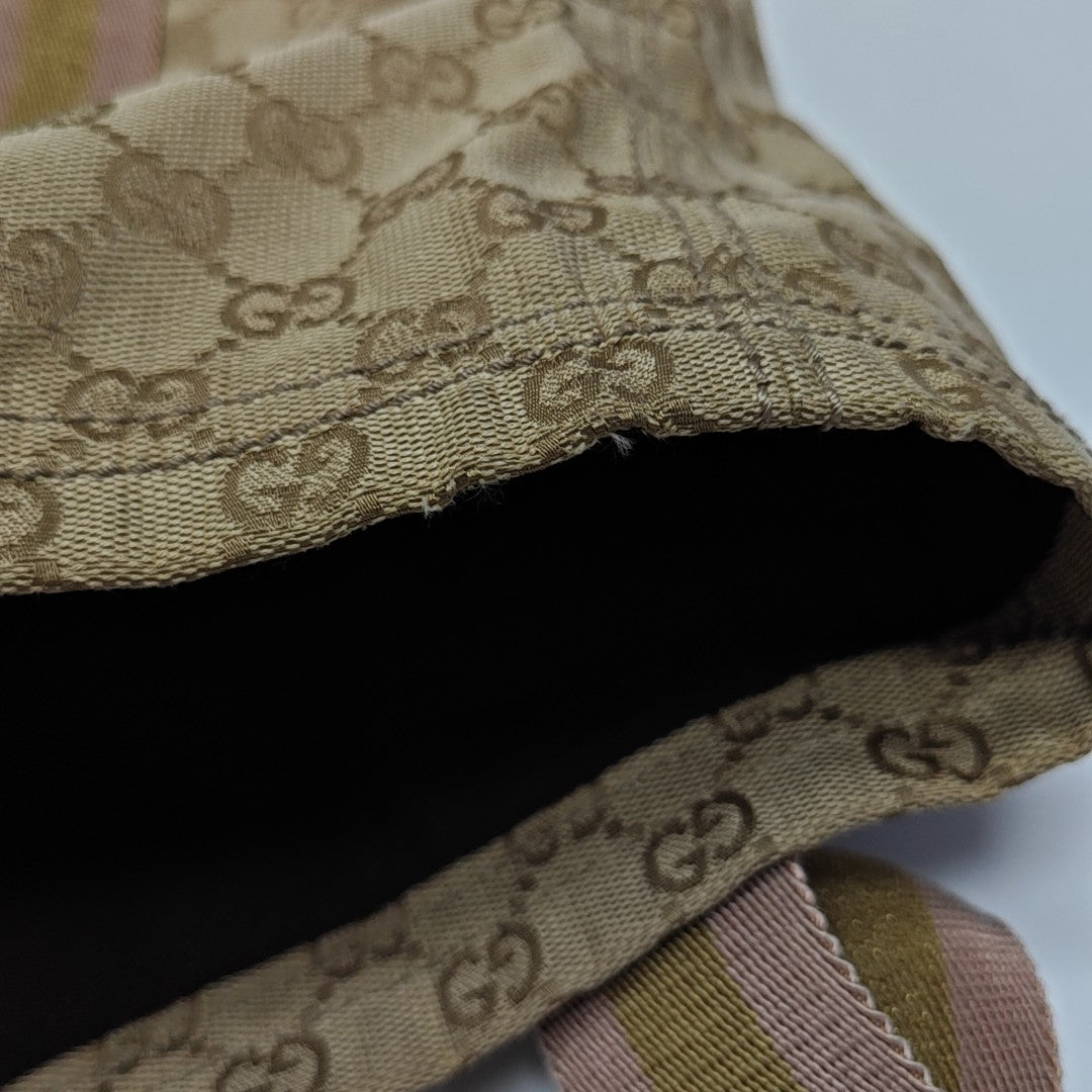 Monogram Canvas Tote Bag Beige