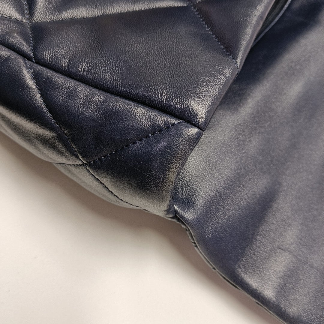 CHANEL 19 Small Quilted Lambskin Blue