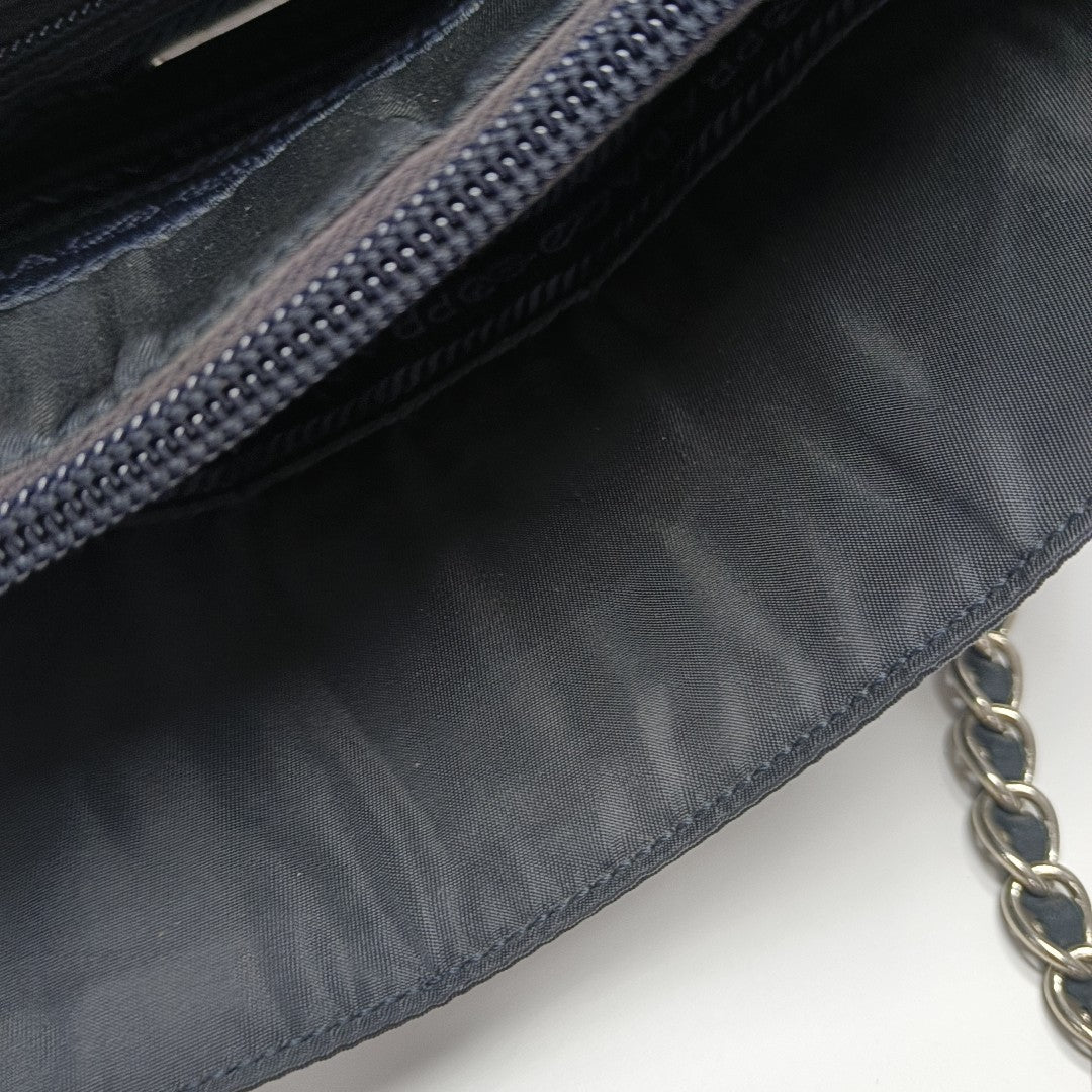 Nylon Tote Bag Blue