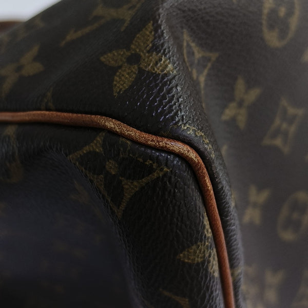 SPEEDY 30 Monogram Coated Canvas Brown