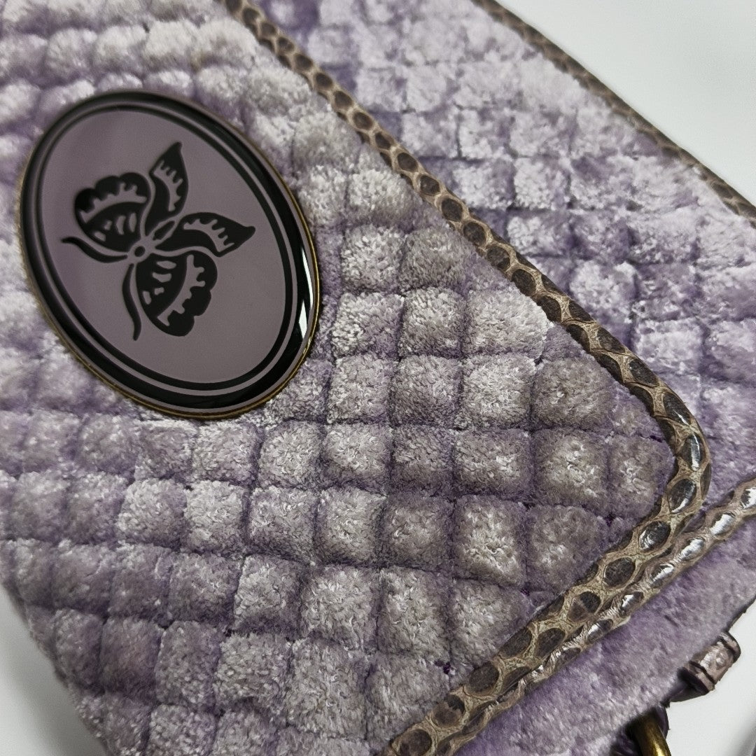 Quilted Velvet Purple