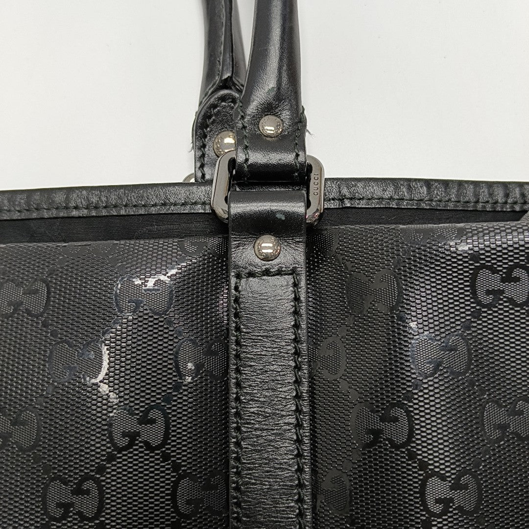 Monogram Coated Canvas Black