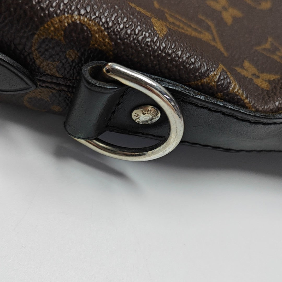 KITAN Monogram Coated Canvas Brown