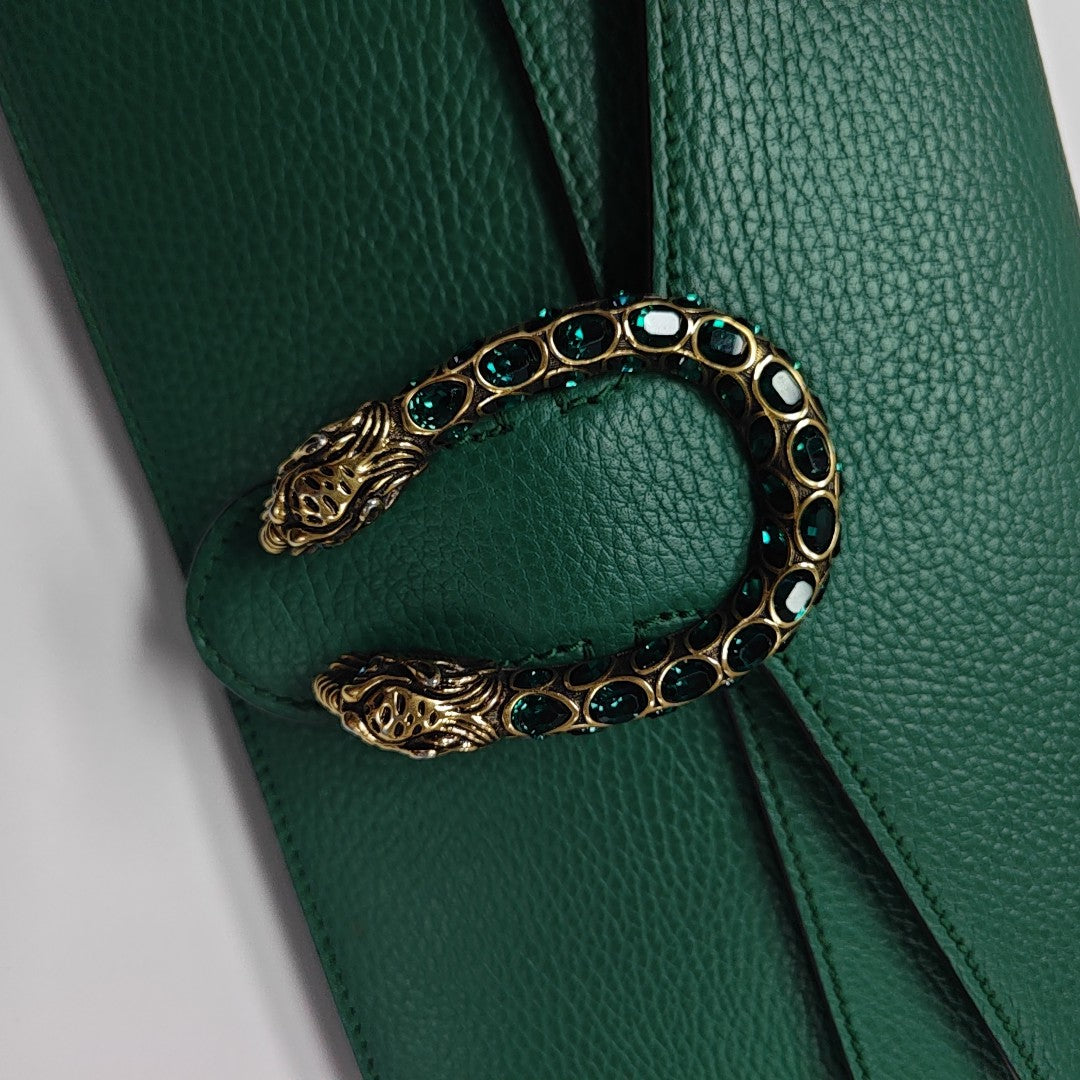 Dionysus Small Calfskin Green