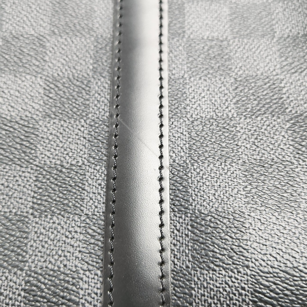 TADAO MM Damier Graphite Coated Canvas Gray