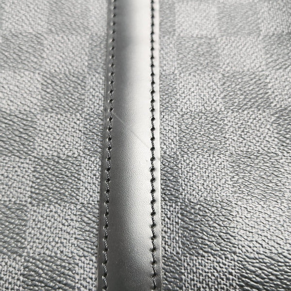 TADAO MM Damier Graphite Coated Canvas Gray