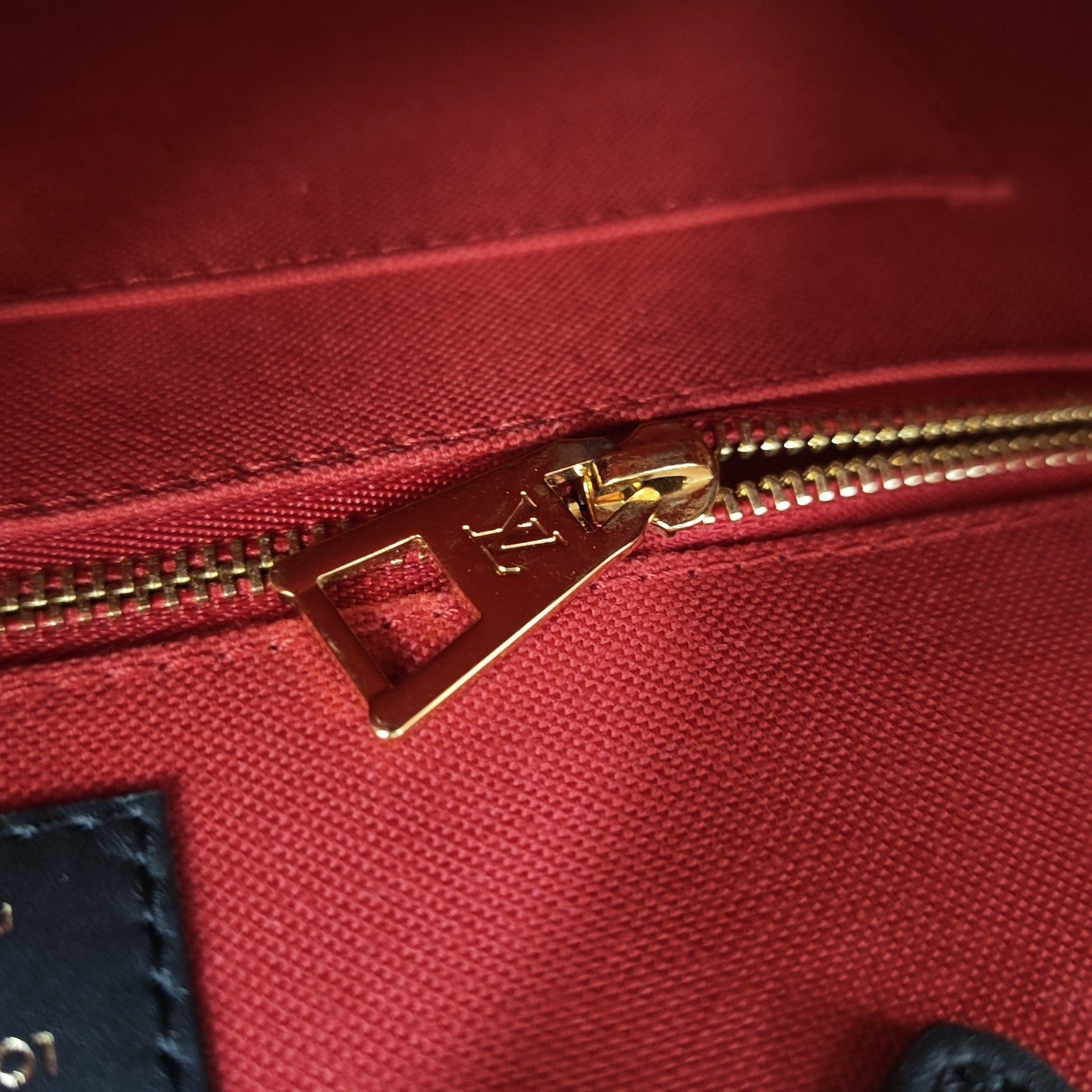 ONTHEGO MM Monogram Coated Canvas Brown