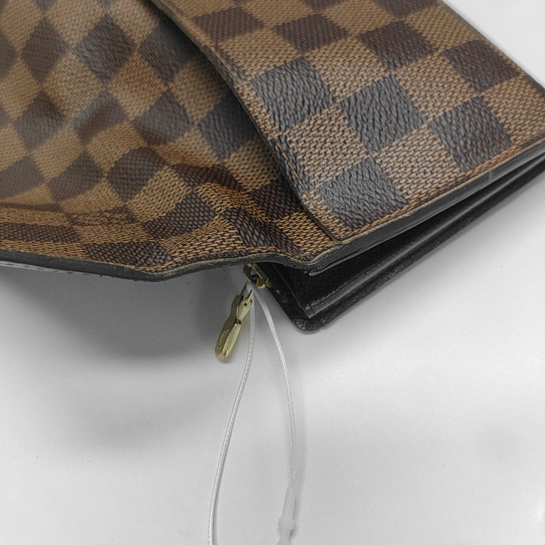 JOSÉPHINE Damier Ebene Coated Canvas Brown Wallet