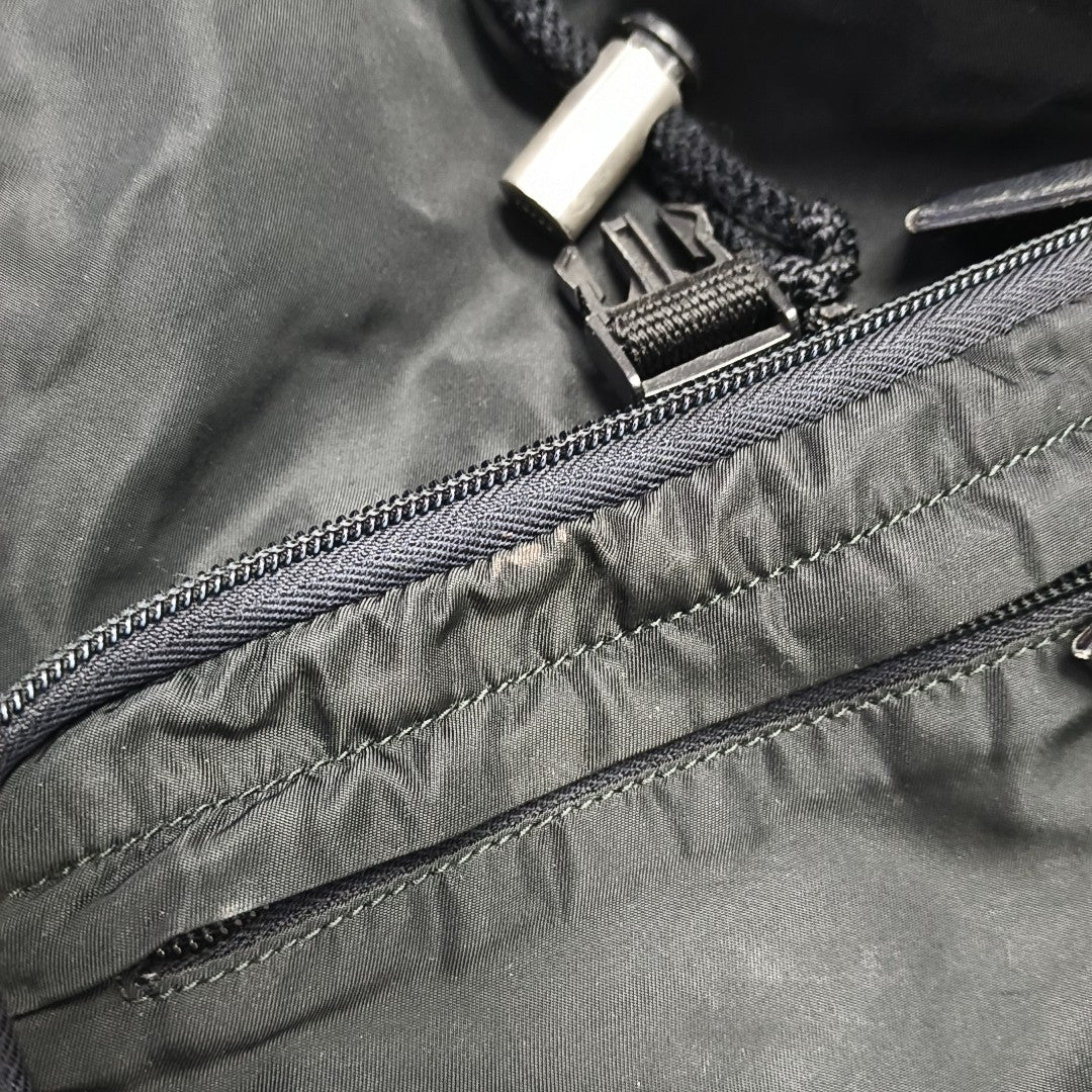 Nylon Backpack Black