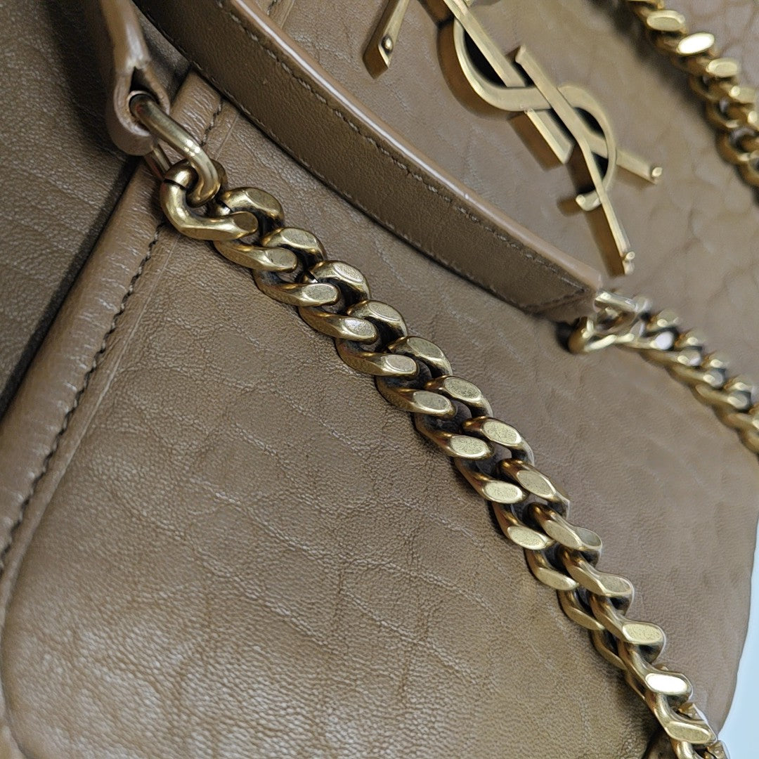 NIKI Medium Lambskin Brown