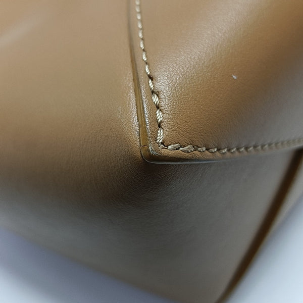 Puzzle Fold Mini Quilted Calfskin Brown