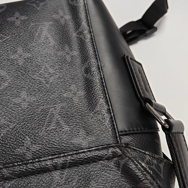 VOYAGER PM Monogram Coated Canvas Black