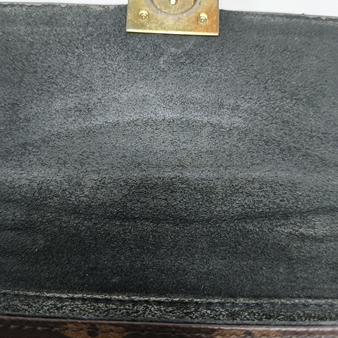 LOCKY BB Monogram Coated Canvas Brown