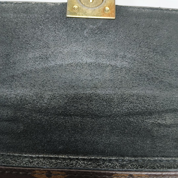 LOCKY BB Monogram Coated Canvas Brown