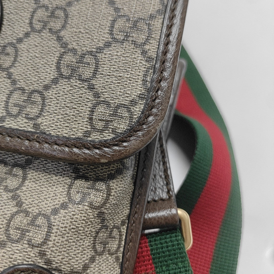 Neo Vintage Small Monogram Coated Canvas Beige
