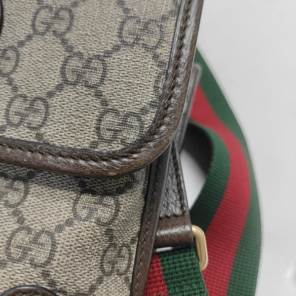 Neo Vintage Small Monogram Coated Canvas Beige