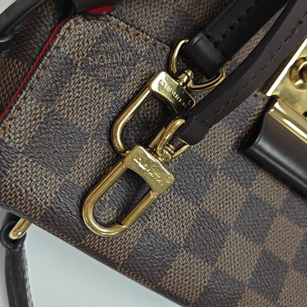 CROISETTE Damier Ebene Coated Canvas Brown