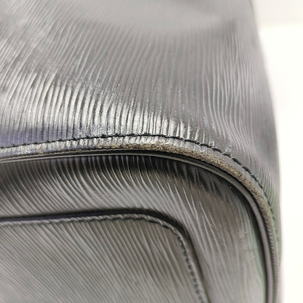 Authenticated pre-owned  KEEPALL 55 Epi Black - Top Handle Bag at Looply