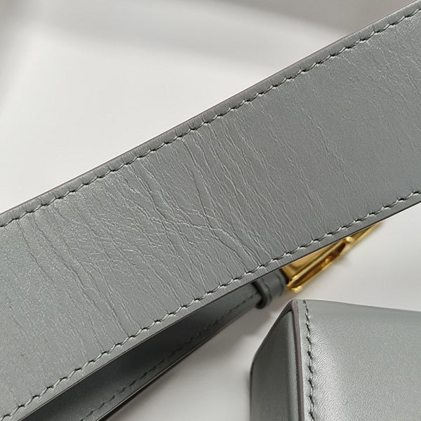30 Montaigne Mini Oblique Calfskin Gray