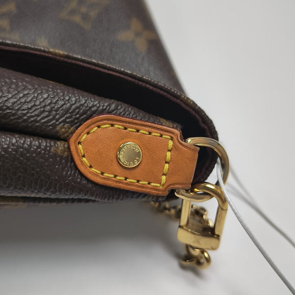 FAVORITE PM Monogram Coated Canvas Brown