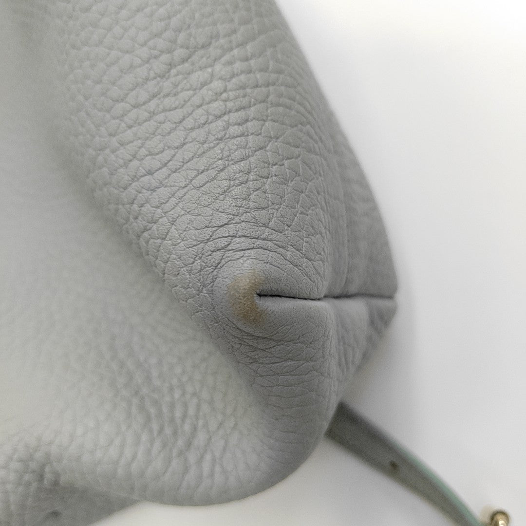 Calfskin Shoulder Bag Blue
