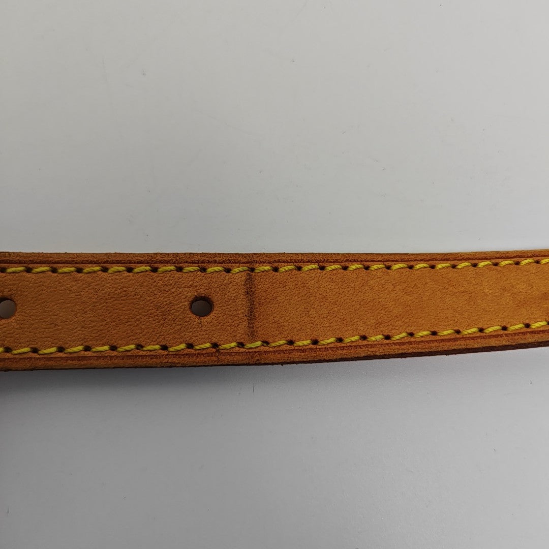 TAMBOURINE Monogram Coated Canvas Brown