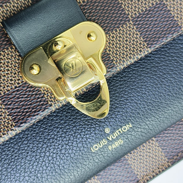 VAVIN Damier Ebene Coated Canvas Brown