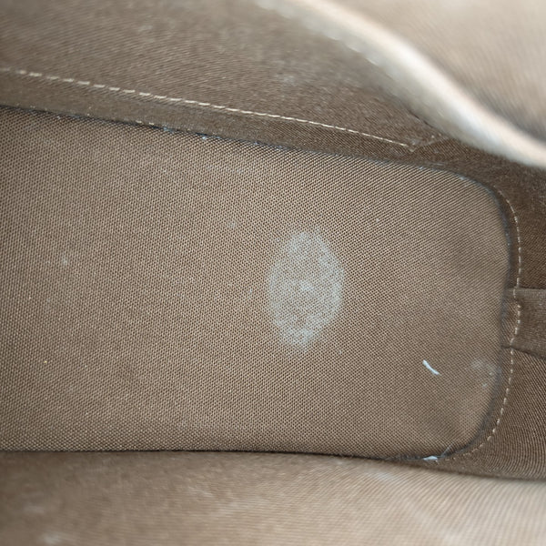 ALMA BB Monogram Coated Canvas Brown