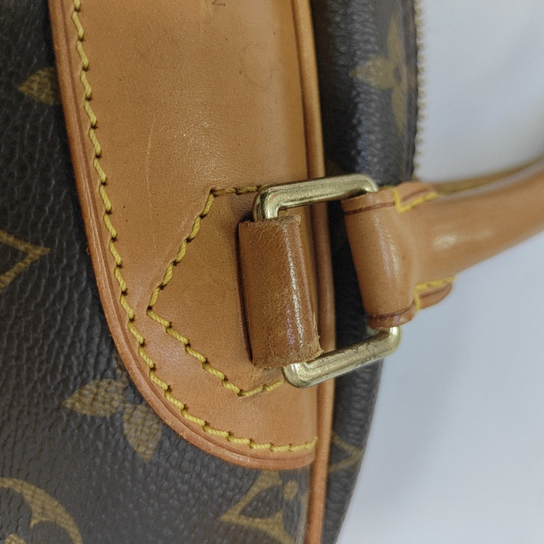 DEAUVILLE Monogram Coated Canvas Brown
