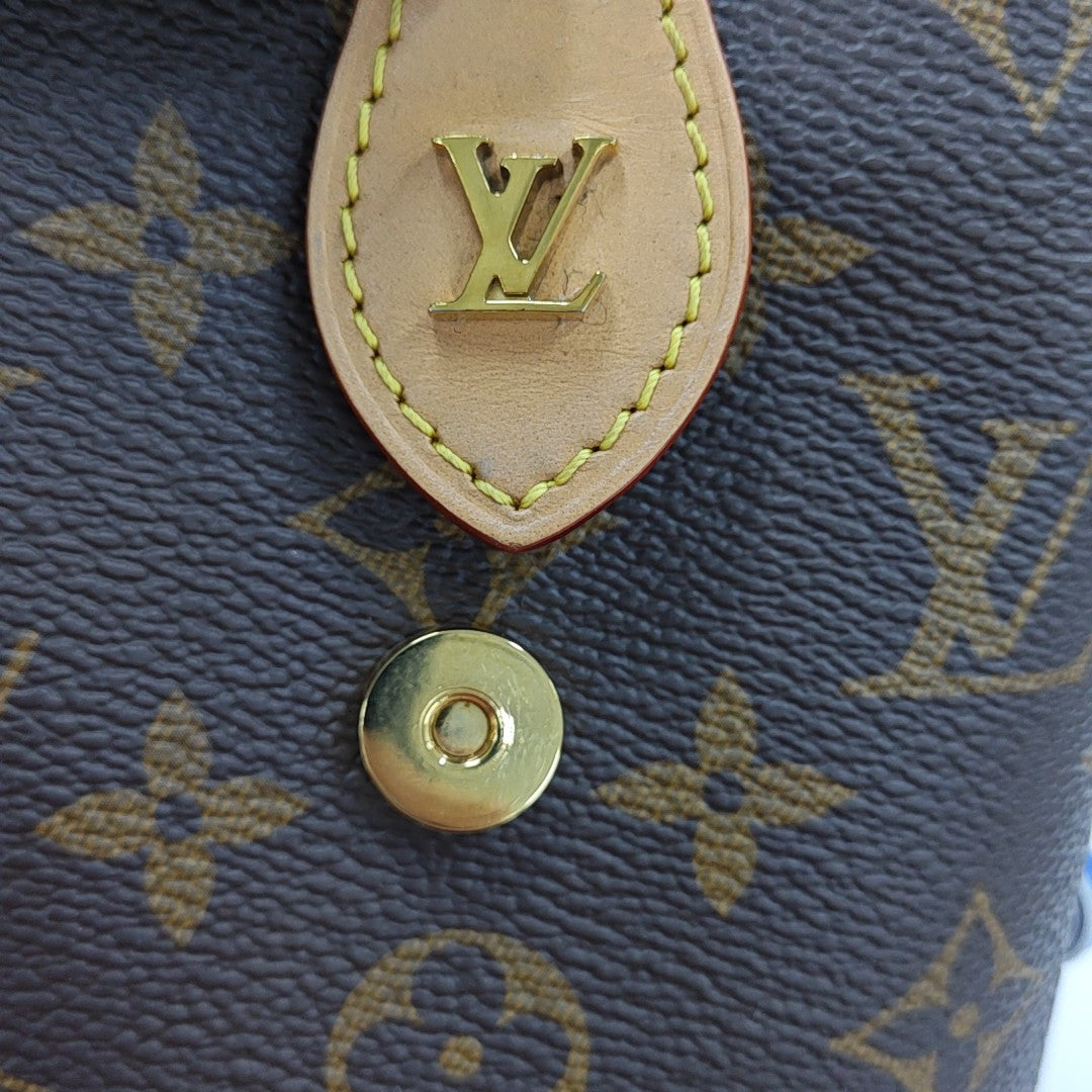FOLD ME Monogram Coated Canvas Brown