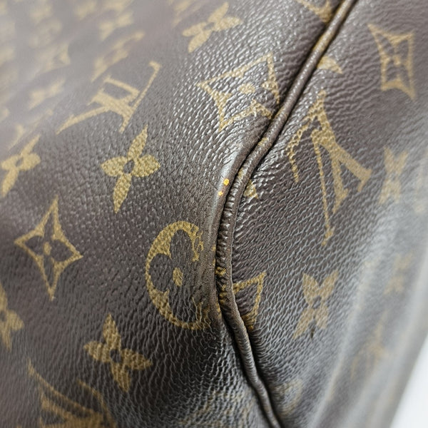NEVERFULL GM Monogram Coated Canvas Brown