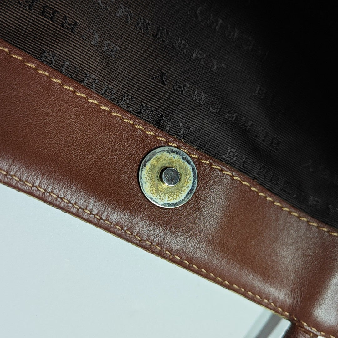 Coated Canvas Top Handle Bag Multicolor