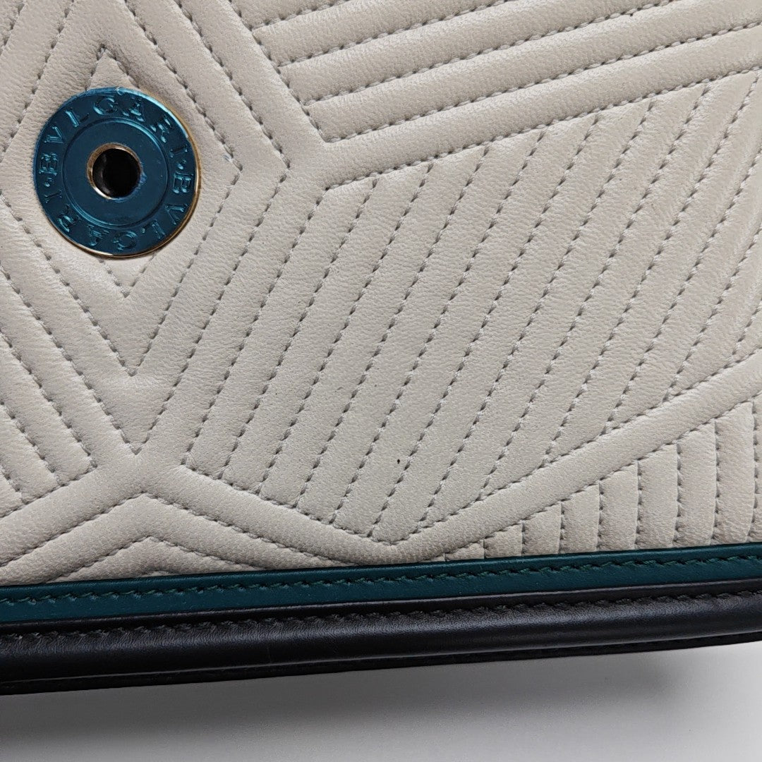 SERPENTI FOREVER Small Quilted Calfskin White