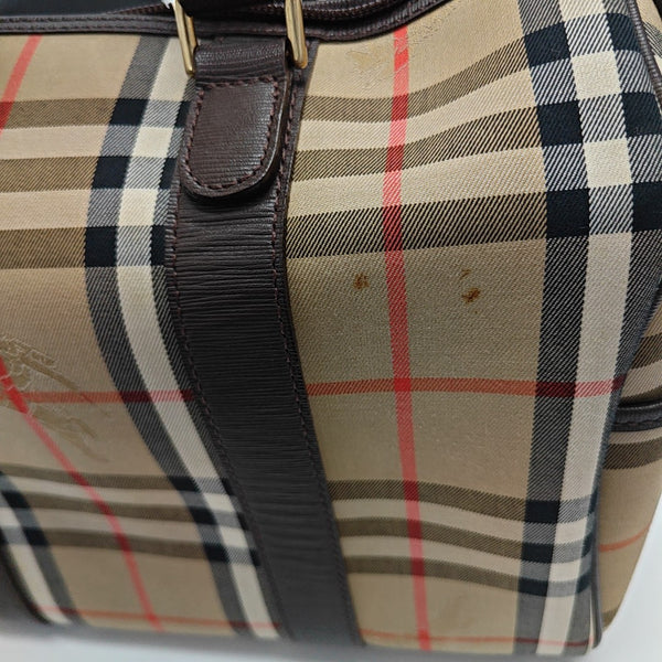 Canvas Top Handle Bag Beige