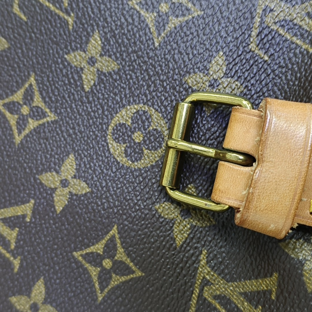 SAUMUR 35 Monogram Coated Canvas Brown