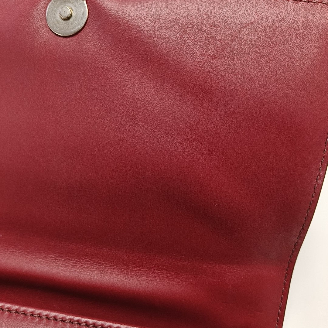 Calfskin Crossbody Bag Red