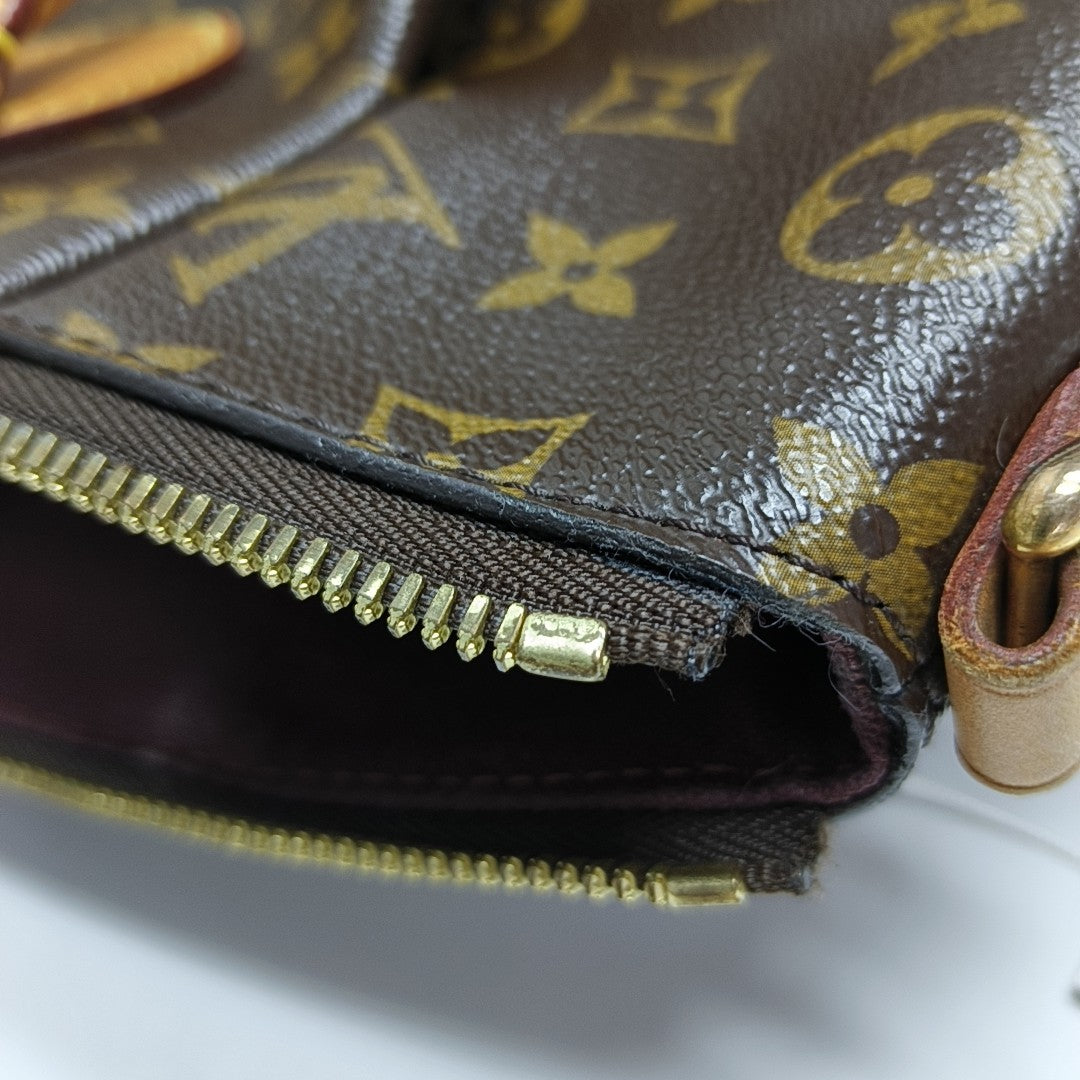 TURENNE GM Monogram Coated Canvas Brown