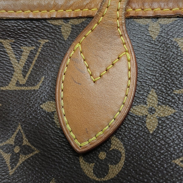 NEVERFULL MM Monogram Coated Canvas Brown