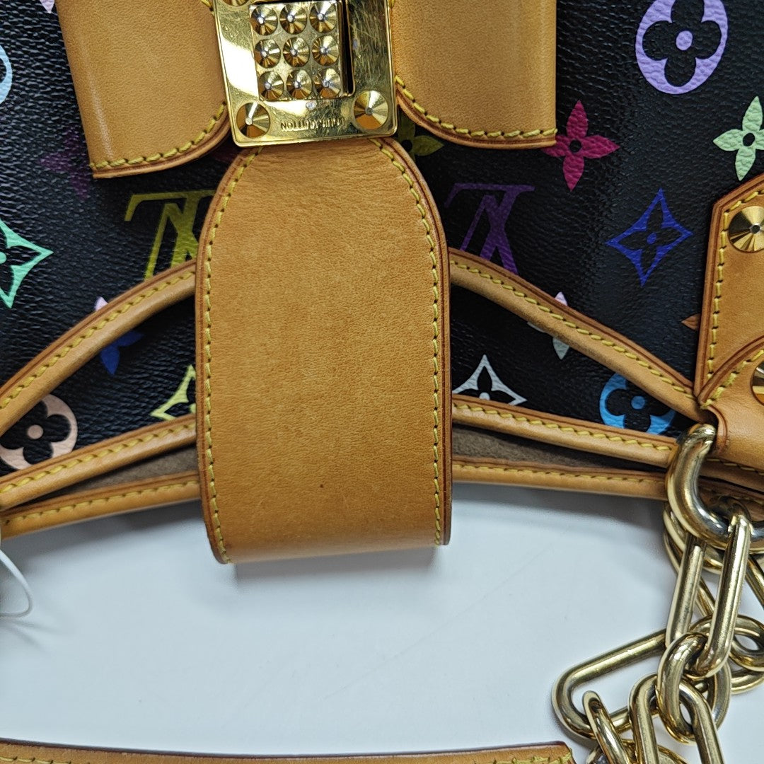 LV × TM ANNIE Monogram Coated Canvas Black