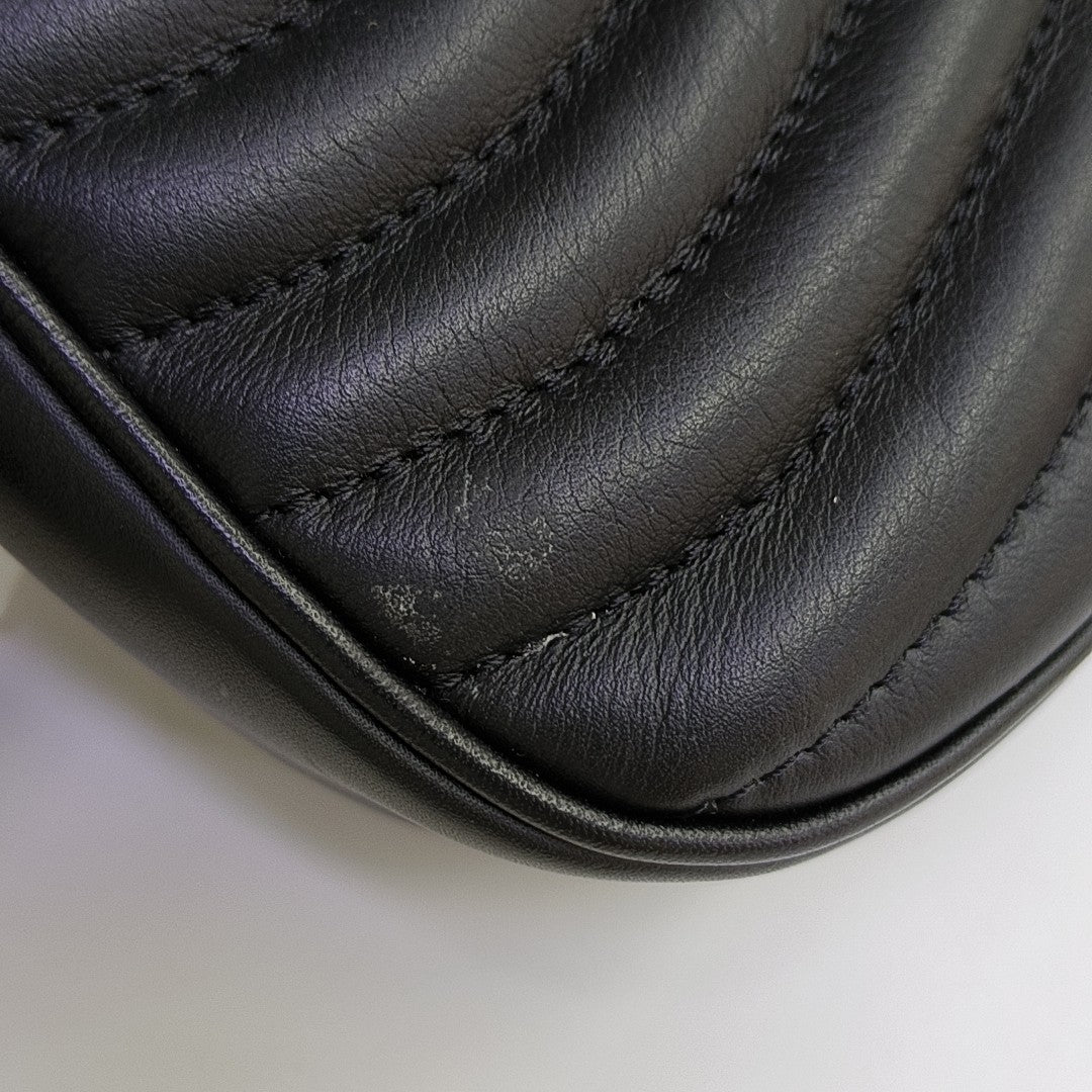 NEW WAVE Quilted Calfskin Black