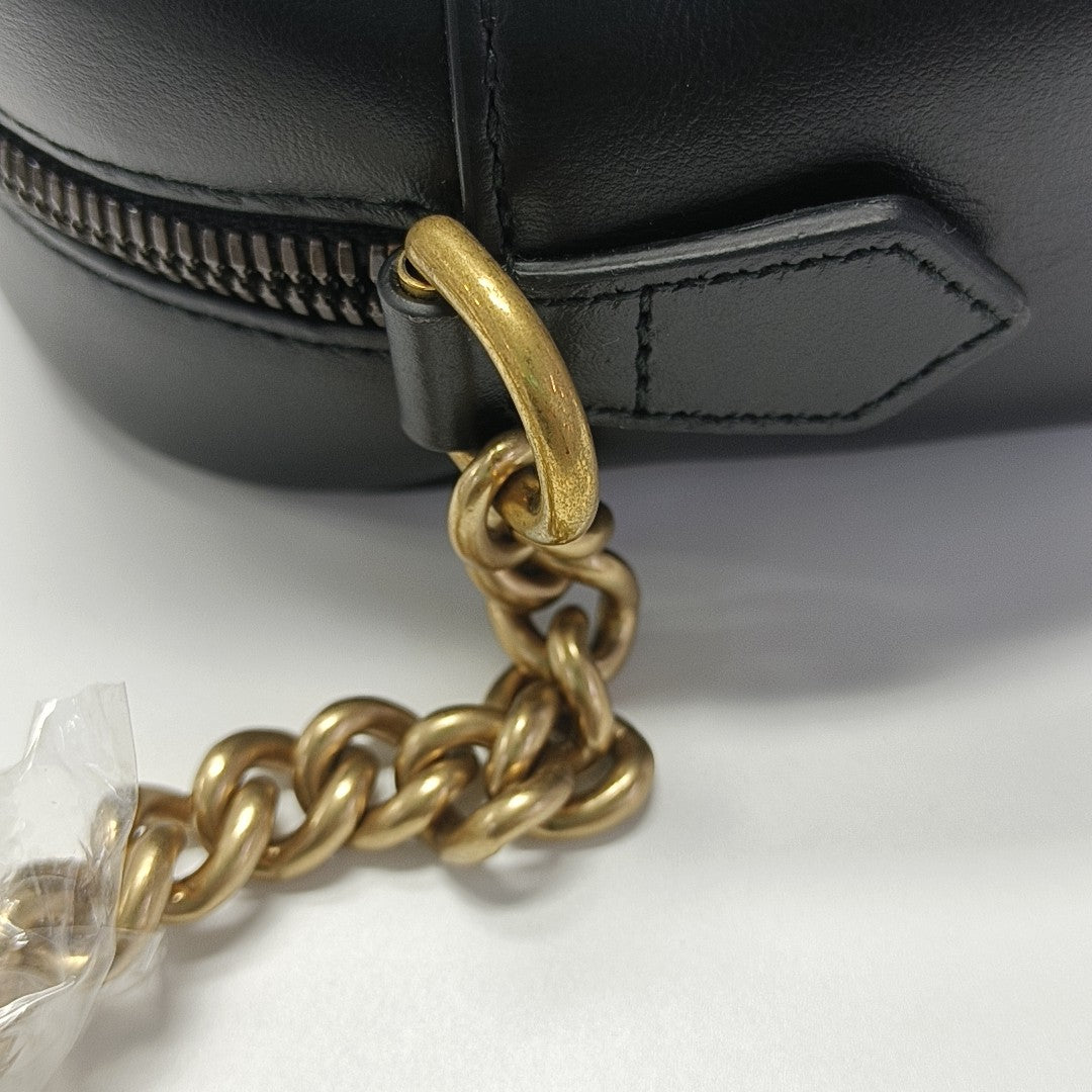 GG Marmont Small Quilted Calfskin Black