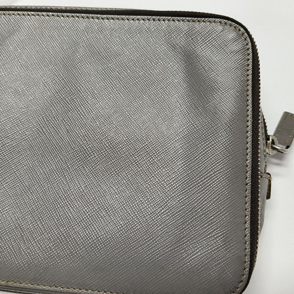 Calfskin Clutch Gray