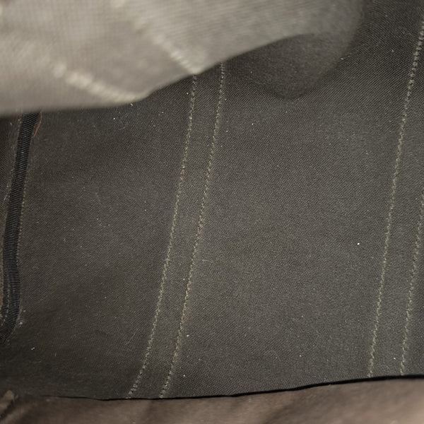 Boston Monogram Coated Canvas Brown