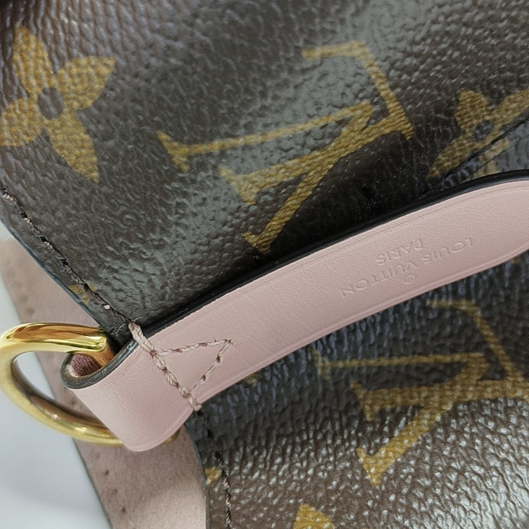 NÉONOÉ MM Monogram Coated Canvas Brown