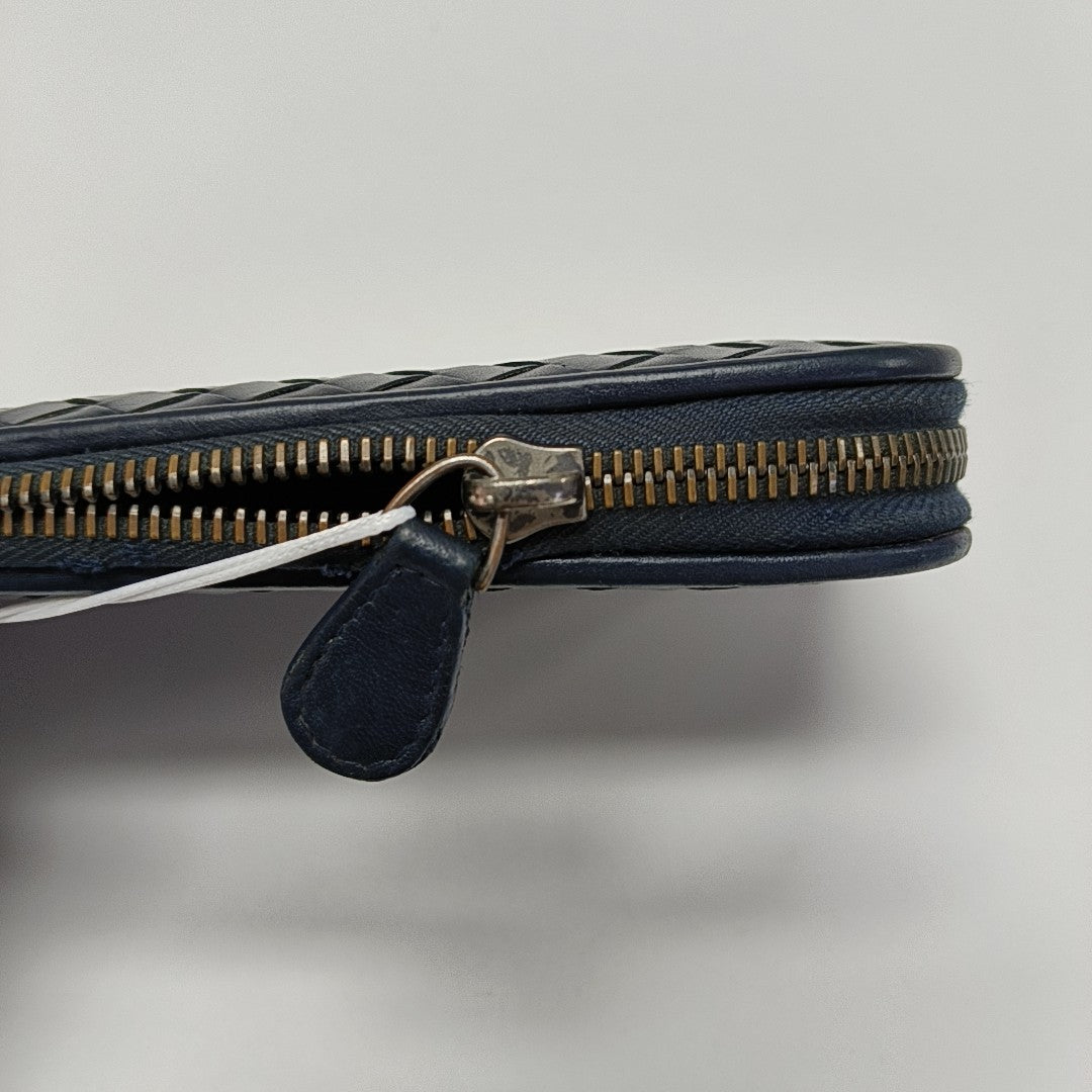 Calfskin Wallet Blue
