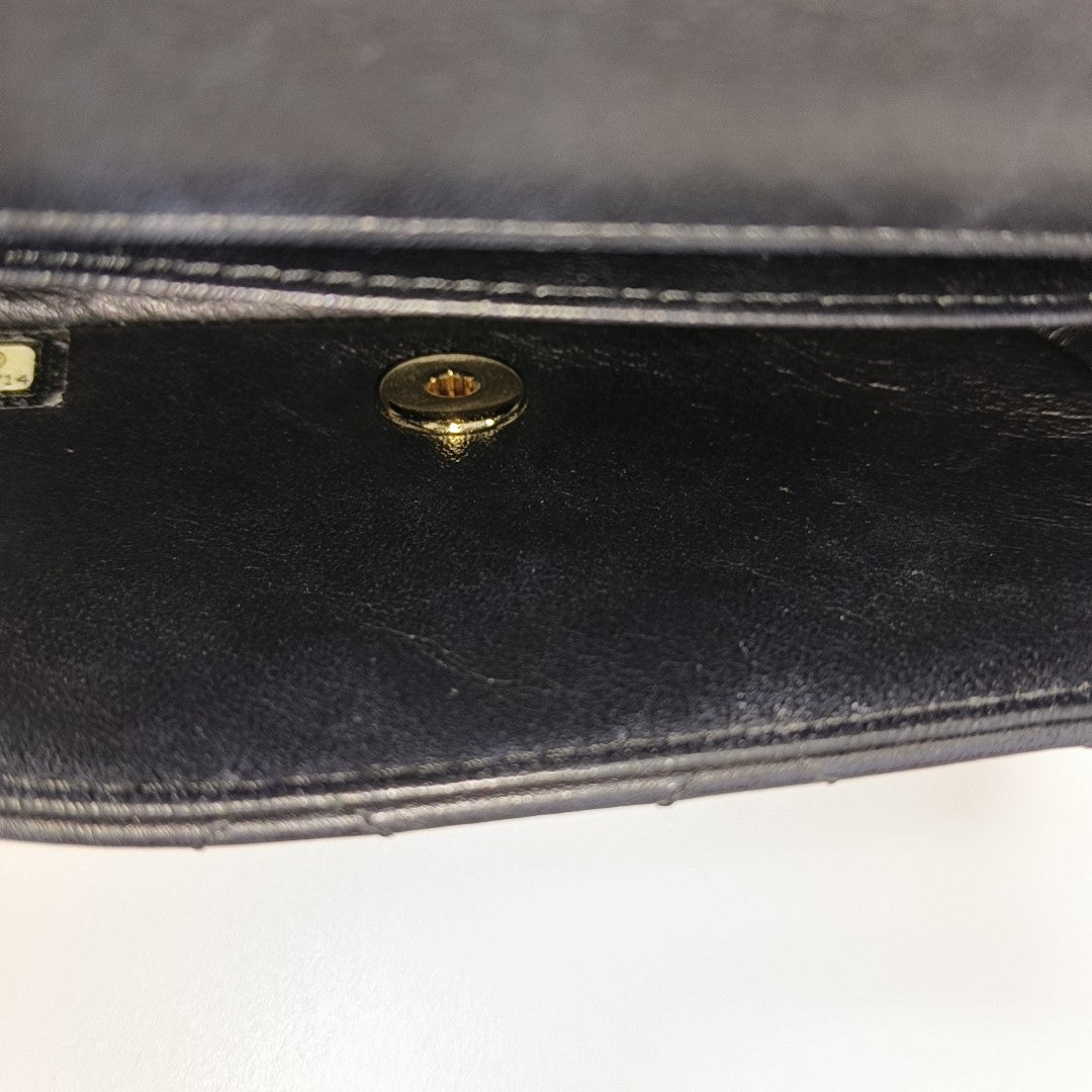 Quilted Lambskin Black