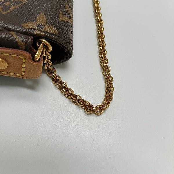 FAVORITE PM Monogram Coated Canvas Brown